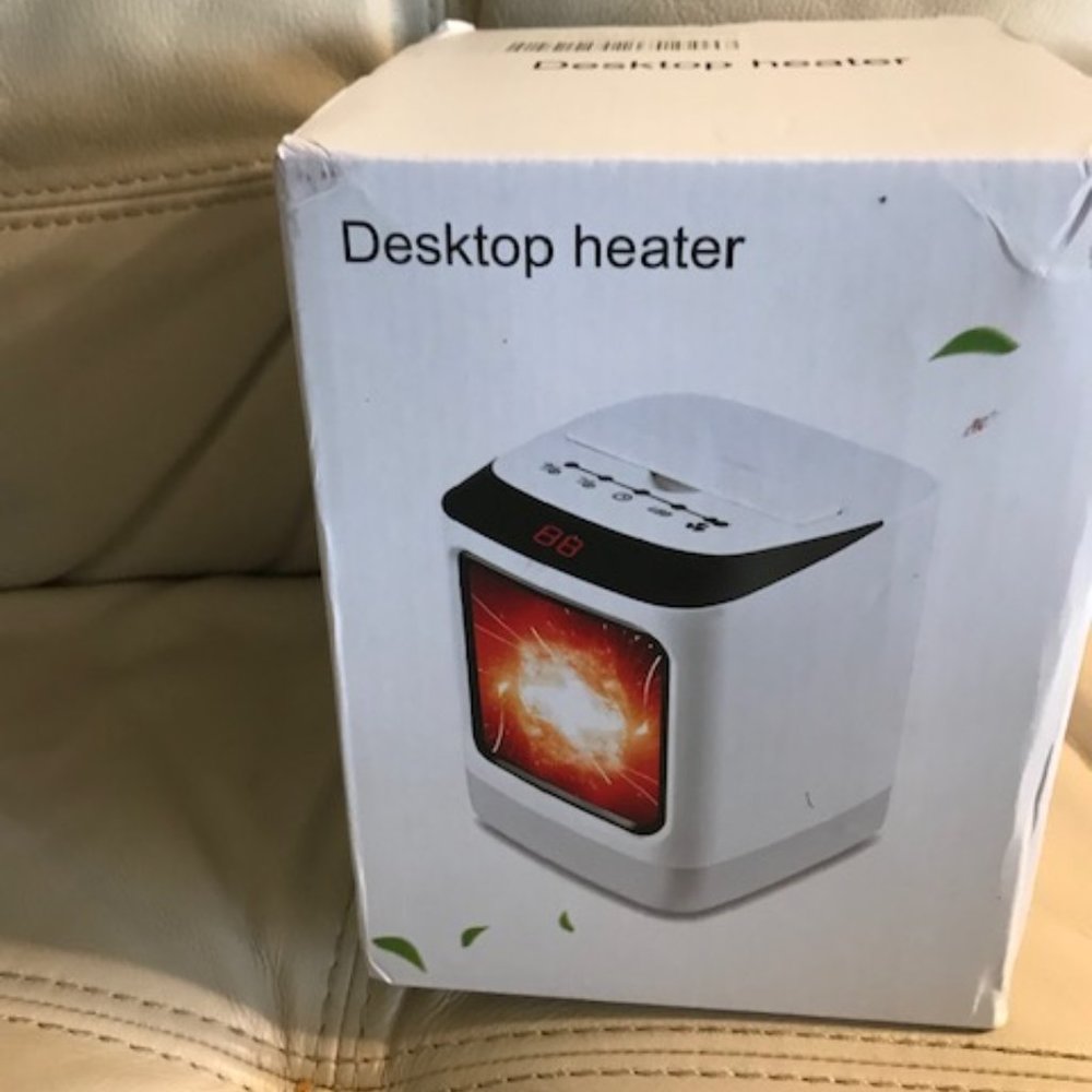 Desktop heater with temperature control timer UNUS